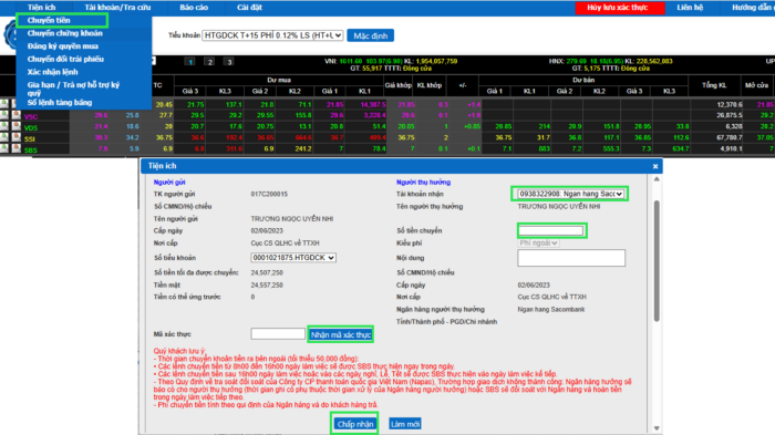 Hướng dẫn sử dụng webtrading (Strade)