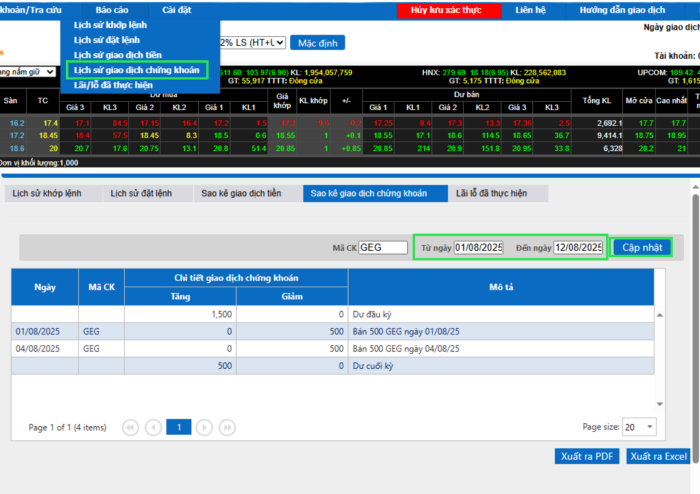 Hướng dẫn sử dụng webtrading (Strade)